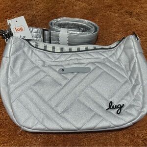 Lug Harmony matte lux Silver Quilted Women's Bag